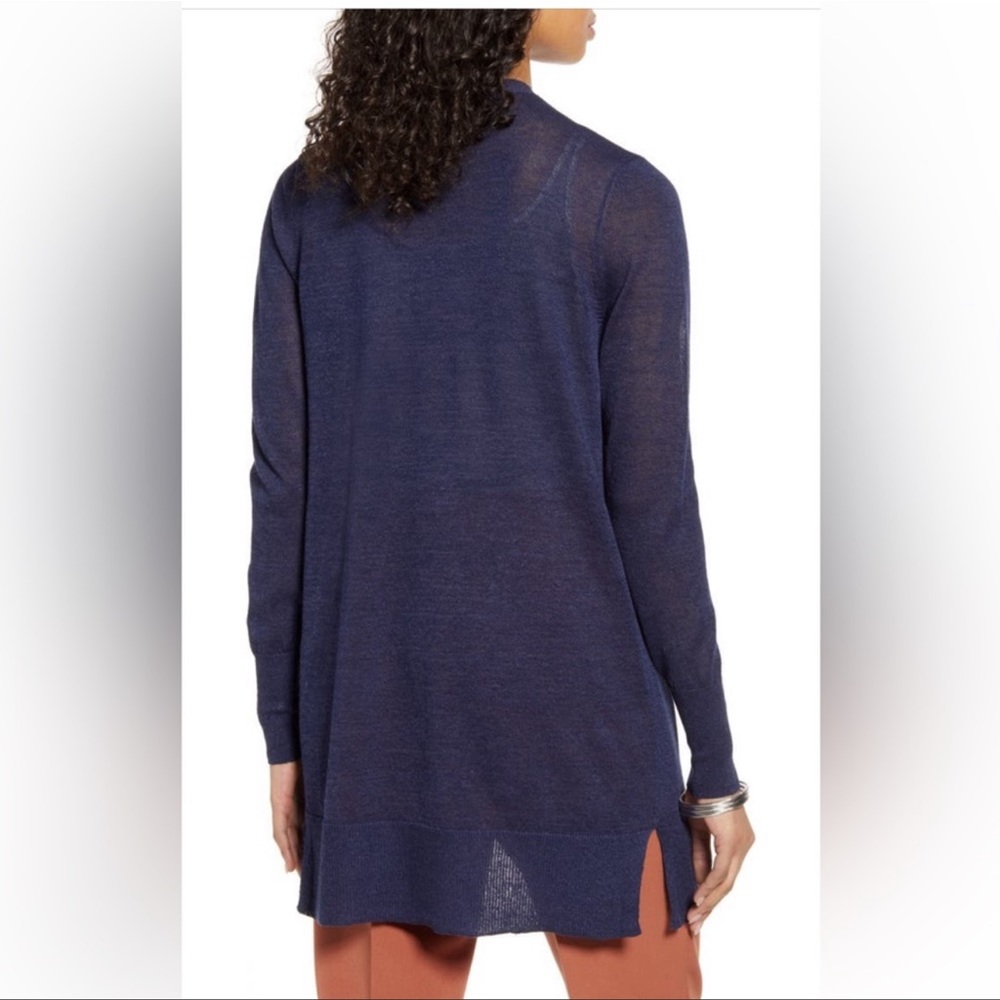 Side Slit Cardigan In Navy Peacoat
Size XS - Picture 4 of 14